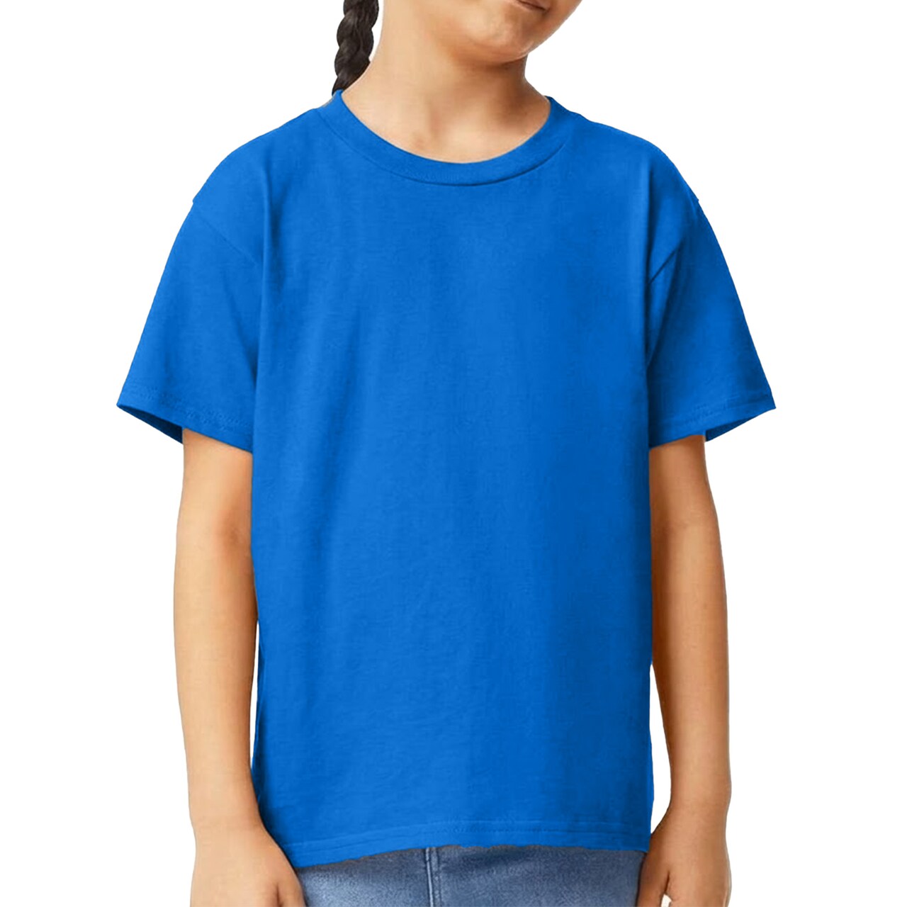 Gildan Youth Softstyle Blank T-Shirt for DIY Crafts, Heat Transfer Vinyl, Screen Printing & Sublimation